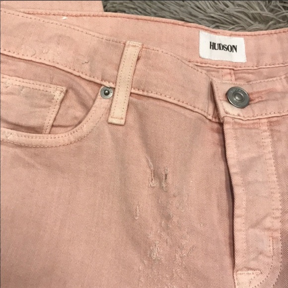 Hudson Crop Riley Distressed Jeans - Picture 2 of 3